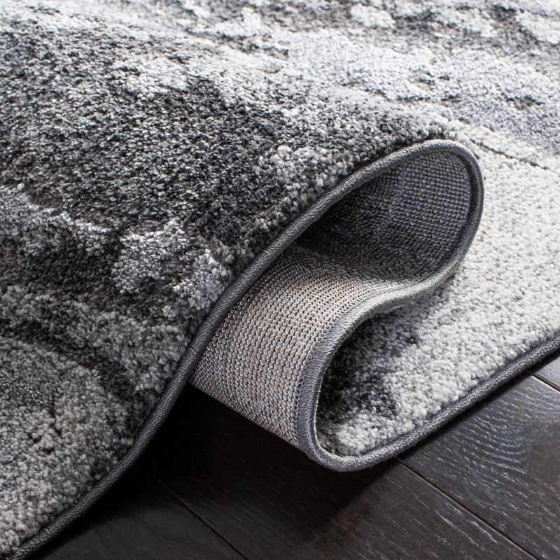 Pacific PFC865 Power Loomed Indoor Area Rug - 8'x10' - Dark Grey/Light Grey - Safavieh