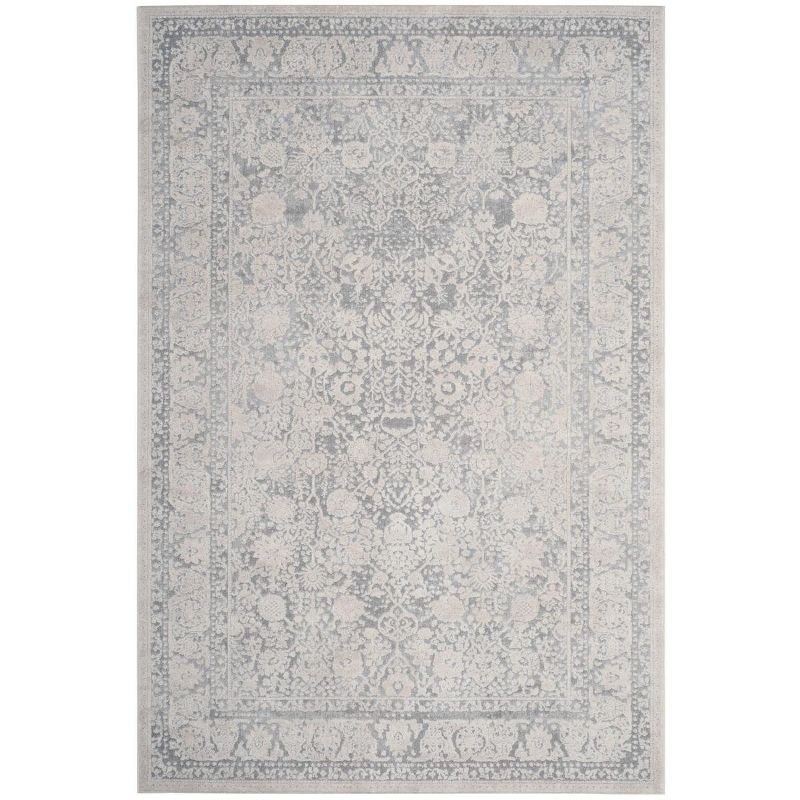 Reflection RFT663 Power Loomed Indoor Area Rug - 6'x9' - Light Grey/Cream - Safavieh