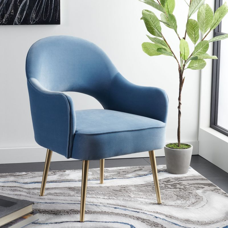 Dublyn Accent Chair - ACH4001 - Light Blue - Safavieh