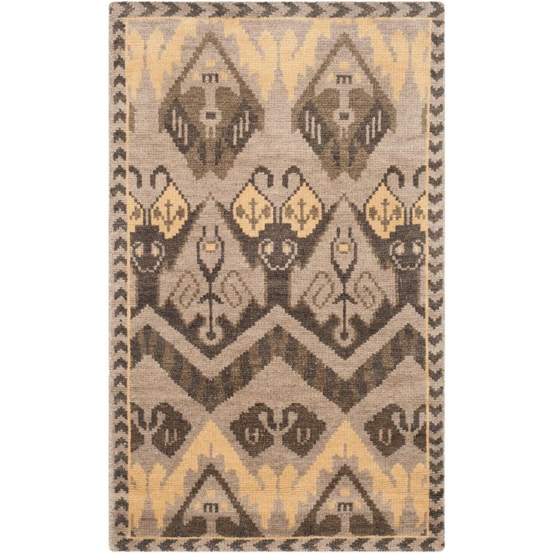 Kenya KNY656 Hand Knotted Area Rug - Gold/Beige - 3'x5' - Safavieh.