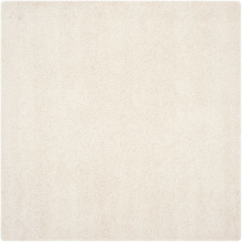Milan Shag SG180 Power Loomed Indoor Area Rug - Ivory - 5'1"x5'1" - Safavieh