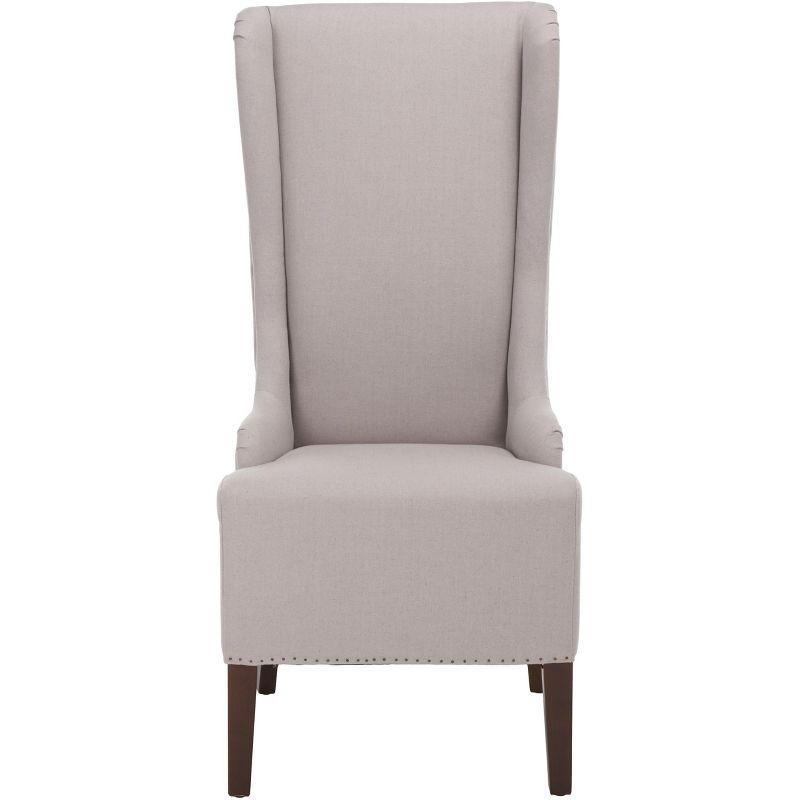 Bacall 20" H Dining Chair With Nail Head Trim - MCR4501 - Taupe - Safavieh Couture