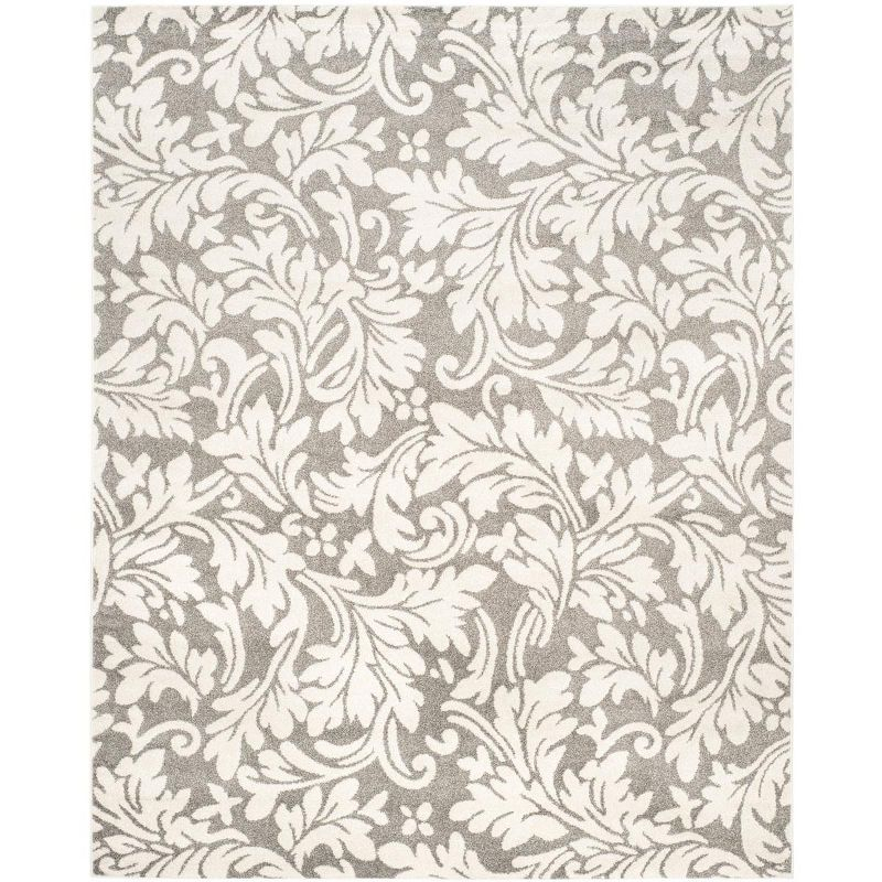 Amherst AMT425 Power Loomed Indoor Area Rug - Dark Grey/Beige - 8'x10' - Safavieh