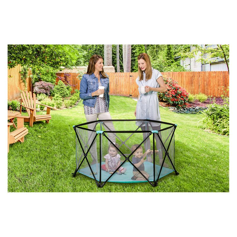 My 6 Panel Portable 48" x 48" Indoor/Outdoor Steel Pop-Up Play Tent