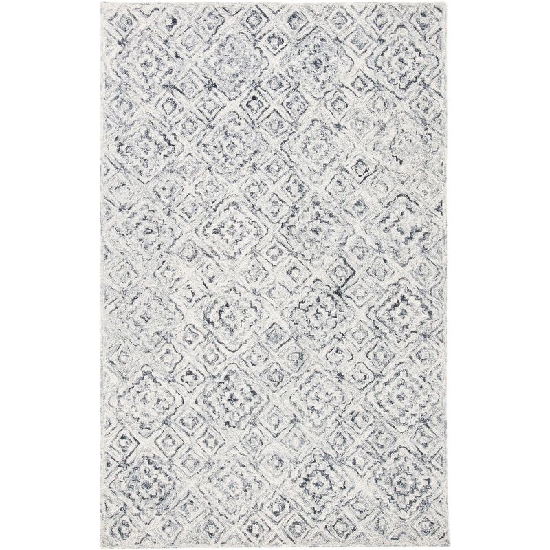 Micro-Loop MLP776 Hand Tufted Area Rug - Grey/Beige - 5'x8' - Safavieh.