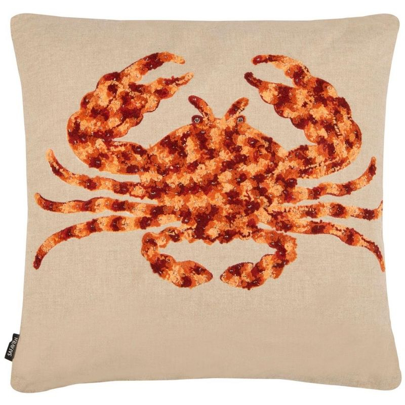 Safavieh Lilia Embroidered Cotton Throw Pillow