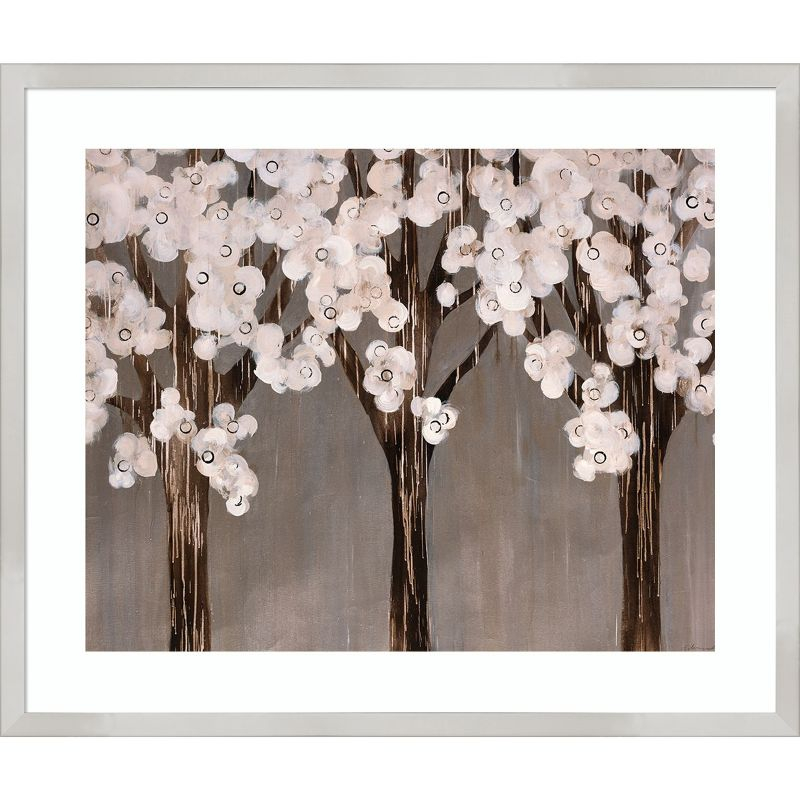 Amanti Art Floral Wonderland by Sydney Edmunds Wood Framed Wall Art Print 25 in. x 21 in.
