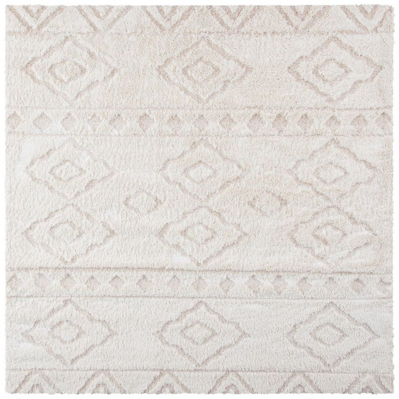 Sparta Shag Geometric Indoor/Outdoor Rug