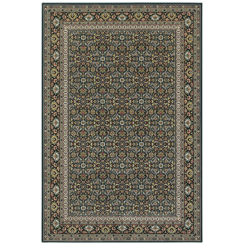 Oriental Weavers Kashan 180L1 Navy / Multi Indoor Area Rug - 7'10" x 10'10"