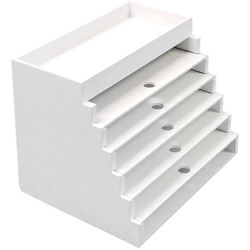 Desk Maid Pen & Ink Palace-White, 7"Hx9"W