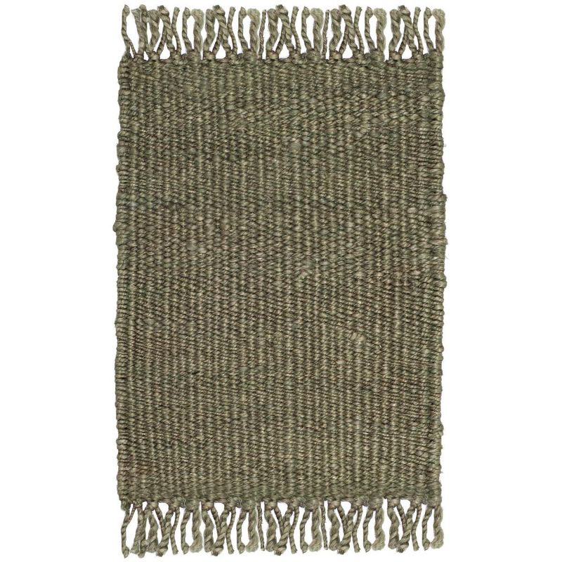 Natural Fiber NF368 Hand Woven Indoor Accent Rug - Green - 3'x5' - Safavieh