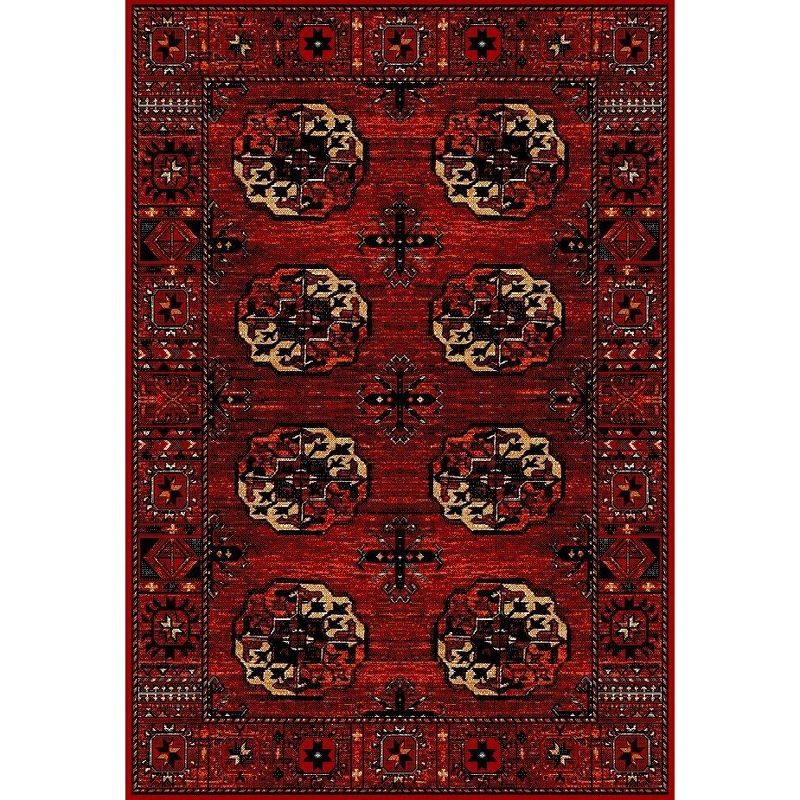 Vintage Hamadan VTH212 Power Loomed Indoor Area Rug - Red/Multi - 6'7"x9' - Safavieh