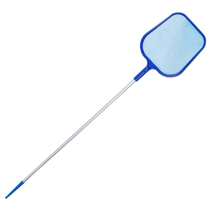 LakeForest "Pool Skimmer Cleaner Mesh Net with Telescopic Pole for Leaf Raking, Debris Removal for Pools & Spas" Blue
