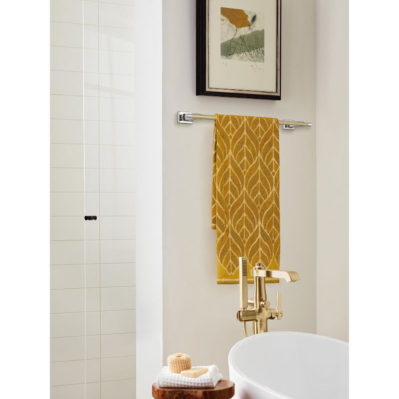 Amerock Esquire Polished Nickel/Golden Champagne 24 inch (610mm) Towel Bar