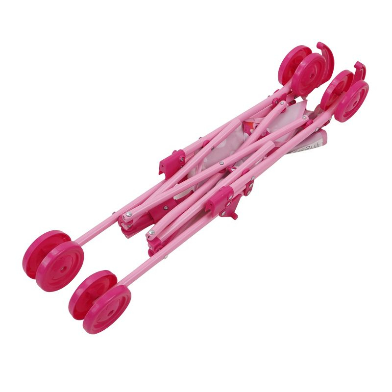 Peppa Pig: Doll Umbrella Stroller in Pink & White Dots