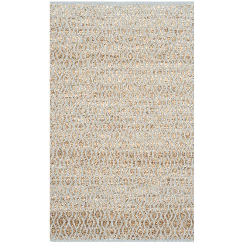Cape Cod CAP821 Hand Woven Accent Rug - Silver/Natural - 3'x5' - Safavieh.
