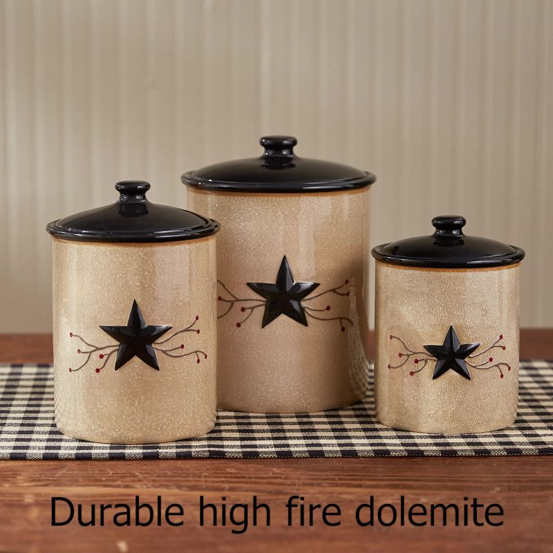Park Designs Star Vine Canister Set of 3