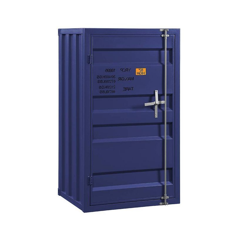 28" CargoChest Blue - Acme Furniture: Metal Storage Locker, No Assembly Required