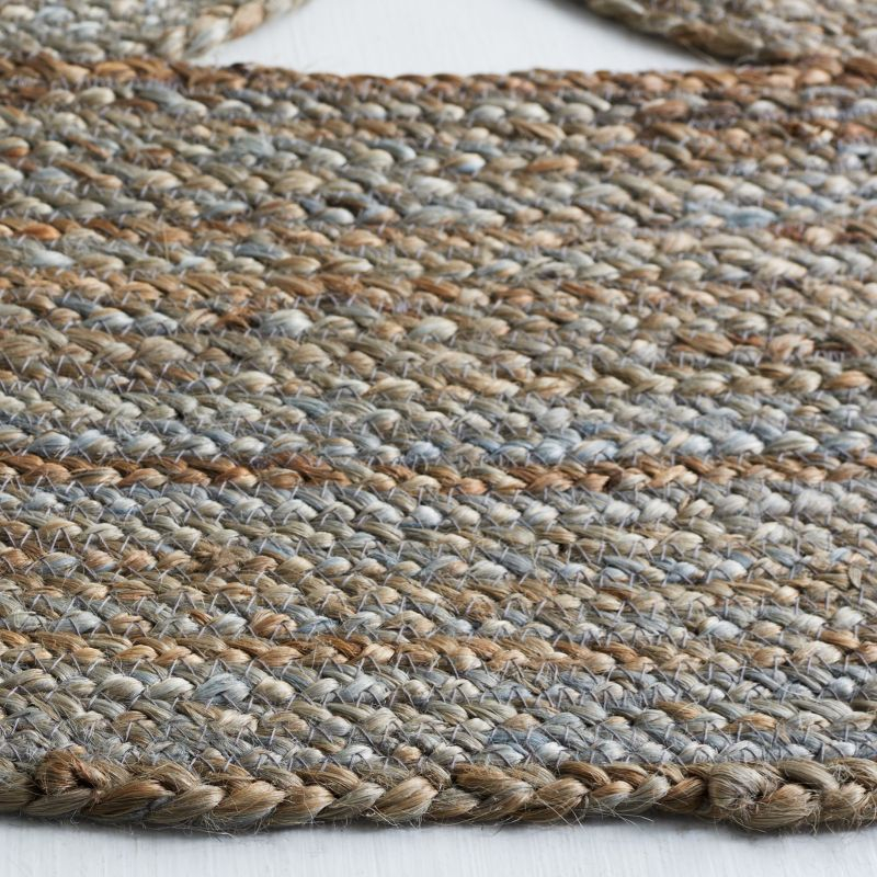 Natural Fiber NF364 Hand Woven Area Rug - Grey - 6'6" round - Safavieh.