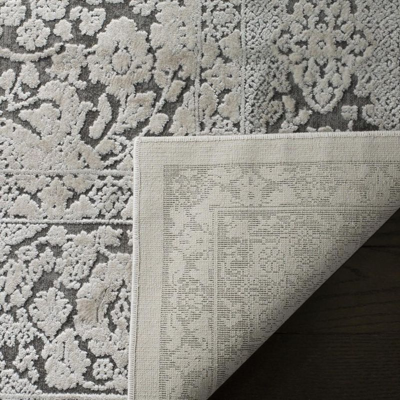 Reflection RFT667 Power Loomed Indoor Accent Rug - Dark Grey/Cream - 3'x5' - Safavieh.