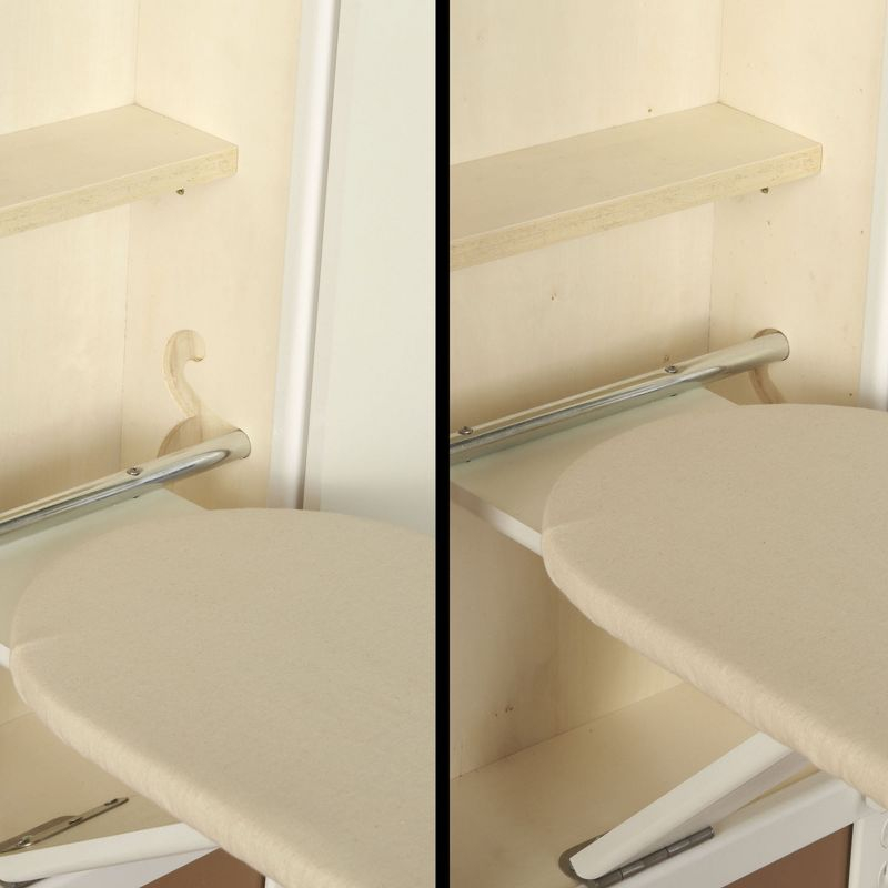 Household Essentials Ironing Board Cabinet, White
