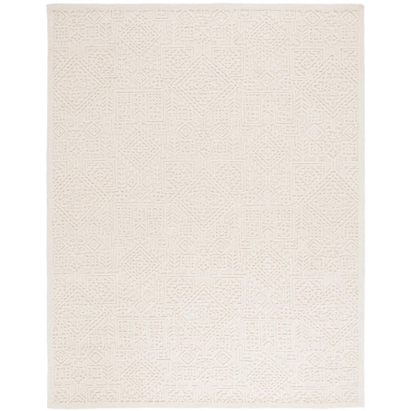 Textural TXT107 Hand Tufted Indoor Area Rug - Ivory - 8'x10' - Safavieh