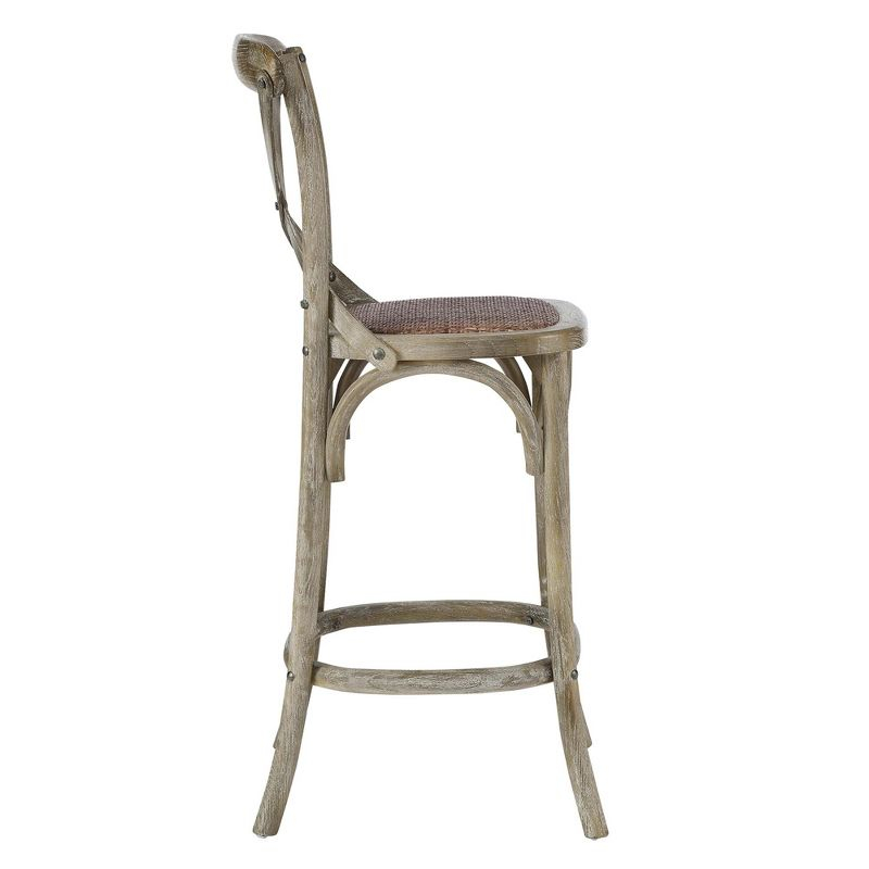 Modway Gear Counter Stool with Gray Finish EEI-5667-GRY