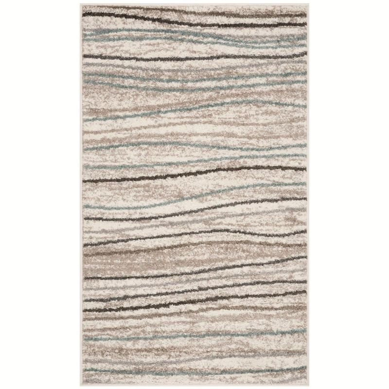 Amsterdam AMS111 Power Loomed Indoor Accent Rug - Cream/Beige - 3'x5' - Safavieh