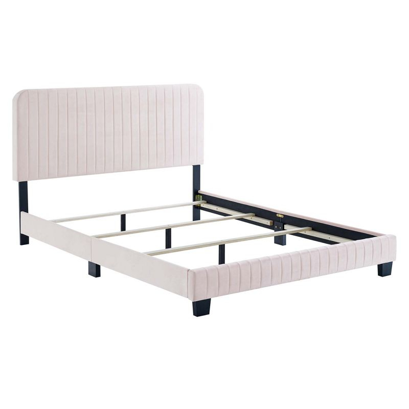 Modway Celine Channel Tufted Performance Velvet Full Bed