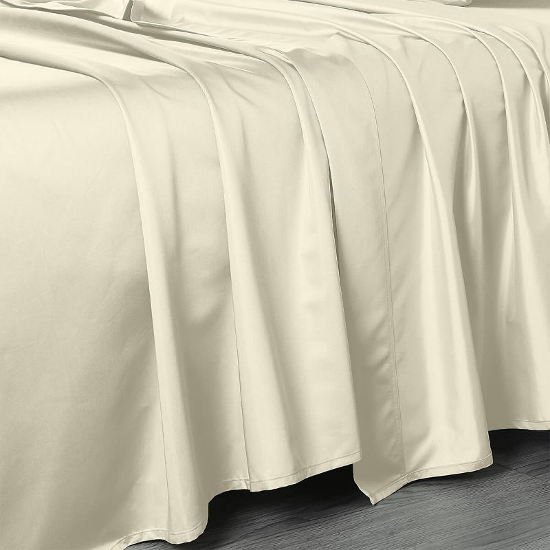 Egyptian Linens Flat Sheet Only - Luxurious 608 Cotton Made in Egypt White California King