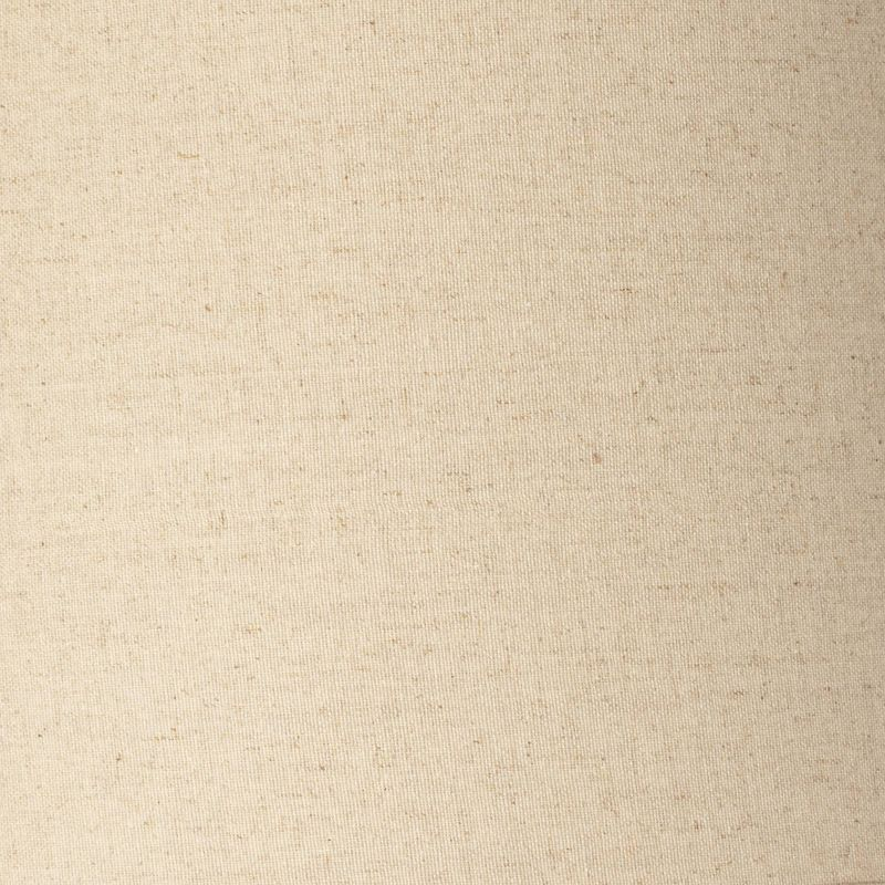 Springcrest Burlap Medium Drum Lamp Shade 14" Top x 16" Bottom x 11" High (Spider) Replacement with Harp and Finial
