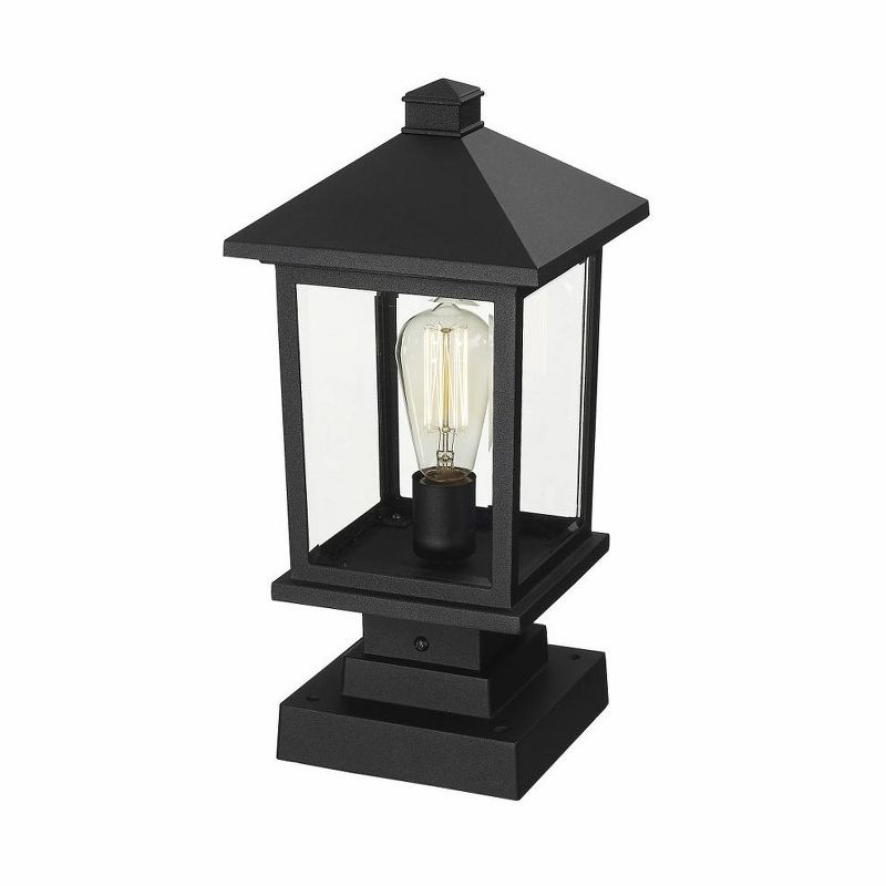Z-Lite Portland 1 - Light Lantern in  Black
