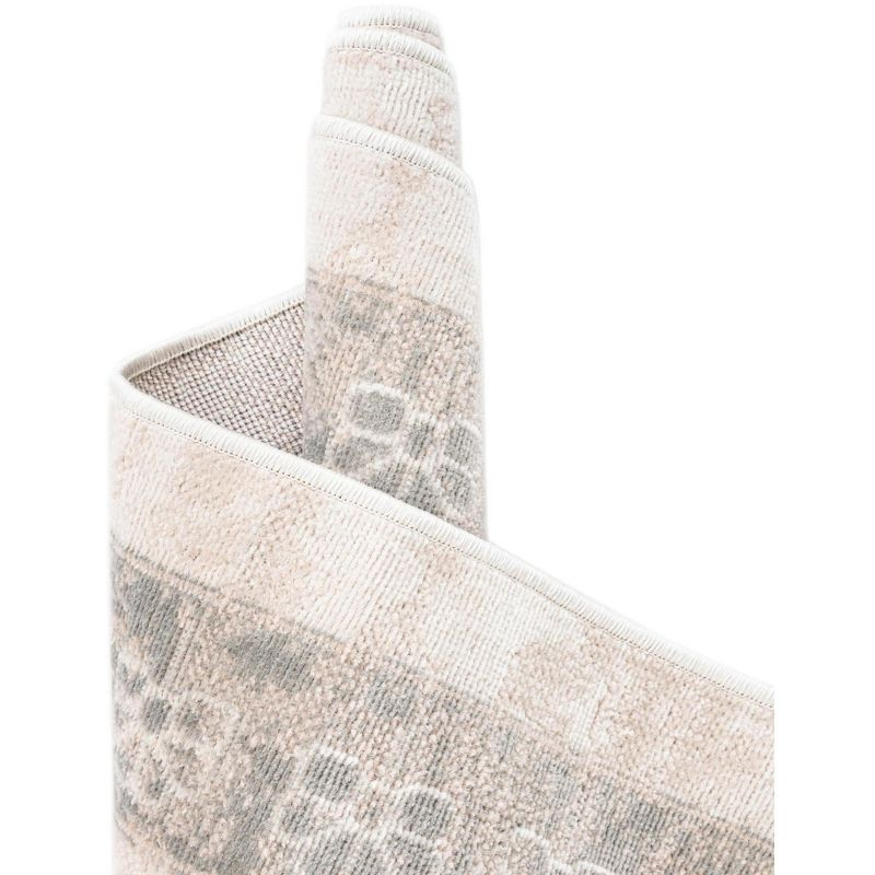 Unique Loom Whitney Collection Area Rug - Geneva (9' 10" x 14' 1" Rectangle Mink/Light Brown)