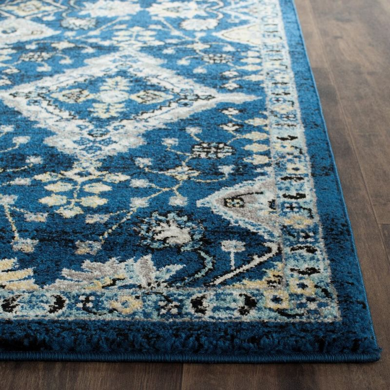 Evoke EVK224 Power Loomed Accent Rug - Royal/Ivory - 3'x5' - Safavieh.