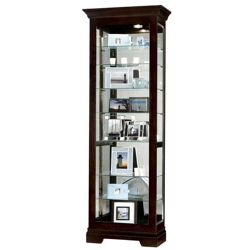 Howard Miller Saloman Curio Cabinet 680412 Black Coffee