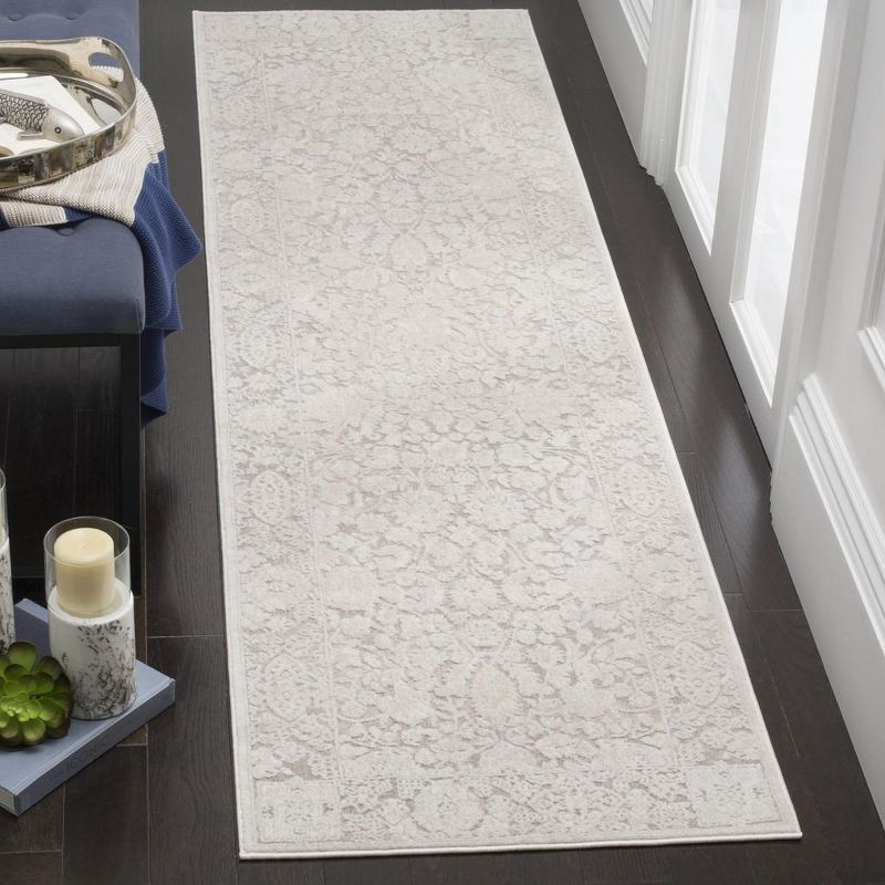 Reflection RFT667 Power Loomed Indoor Runner Rug - 2'3"x8' - Beige/Cream - Safavieh