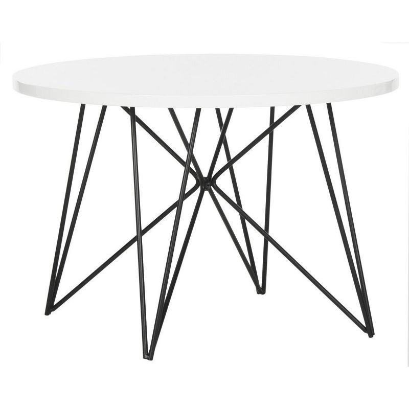 Vida End Table - White - Safavieh.