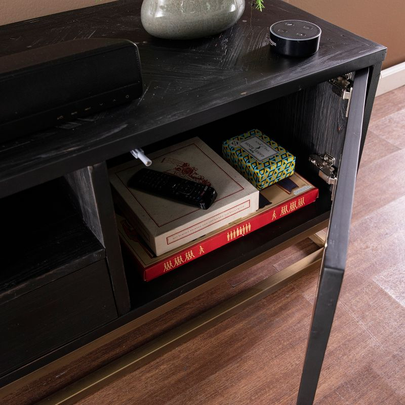 Dessingham Reclaimed Wood TV/Media Stand - MS1096913 - Black - SEI