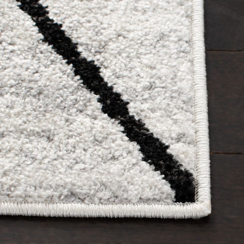 Adirondack ADR251 Machine Made Indoor Area Rug - Ivory/Grey - 10'x14' - Safavieh