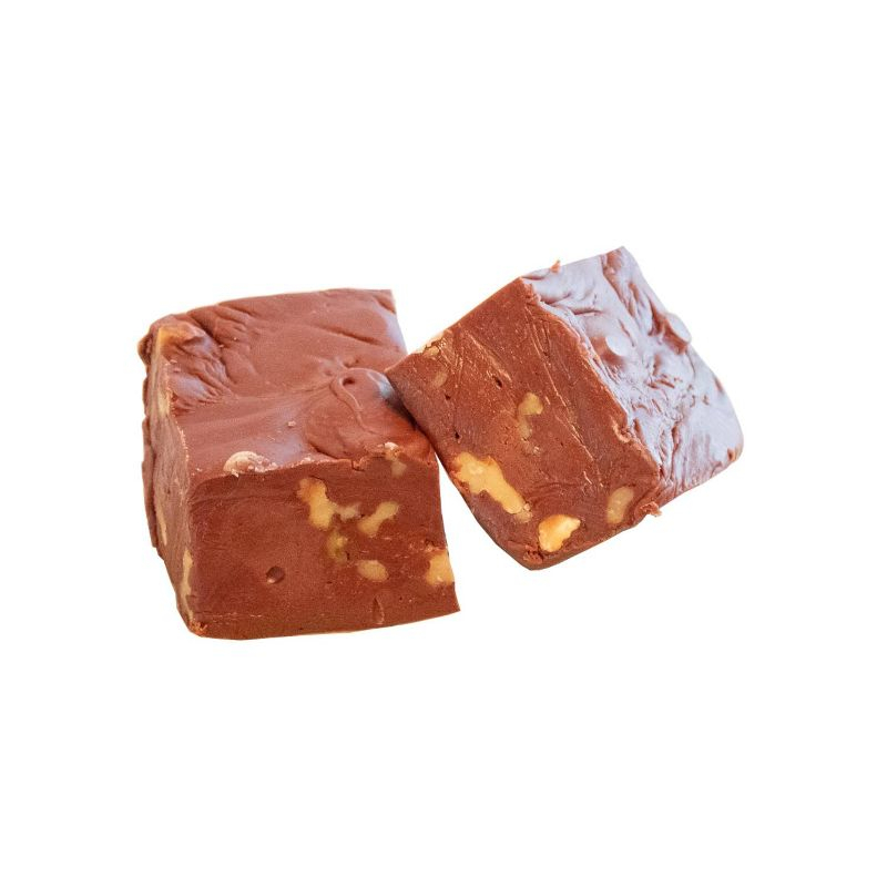 Lehman's Homemade Artisan Fudge, Freshly Made Gourmet Candy, 1 Pound Package - Chocolate Walnut