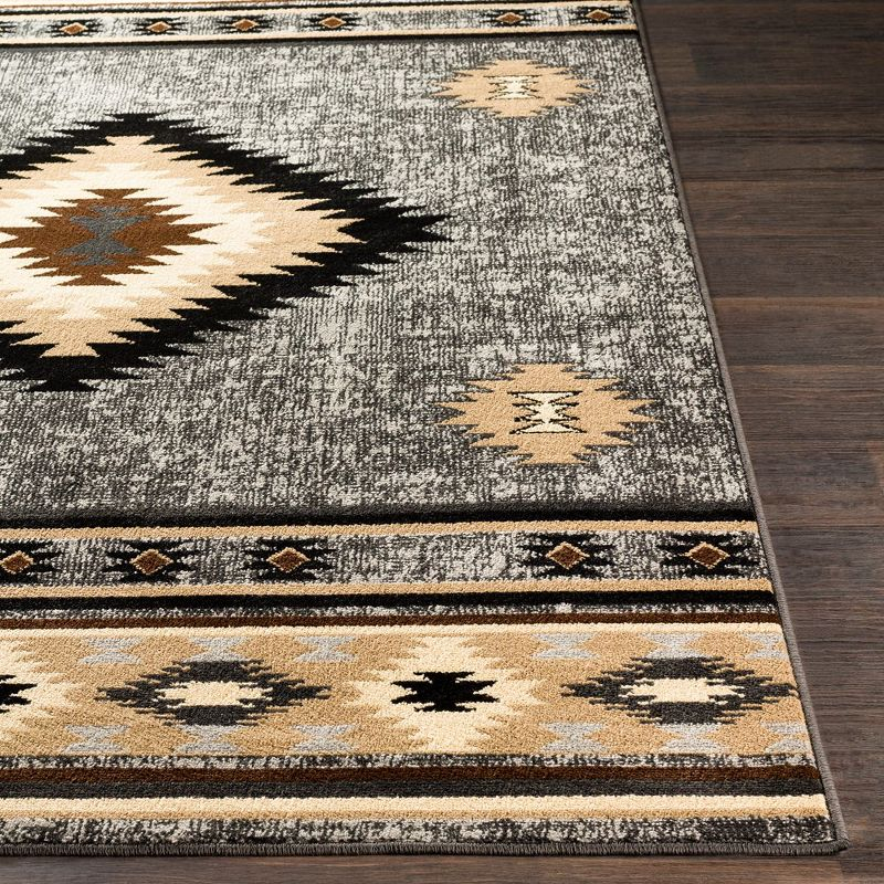 Mark & Day Oxbow 7'10"x11'2" Rectangle Woven Indoor Area Rugs Charcoal