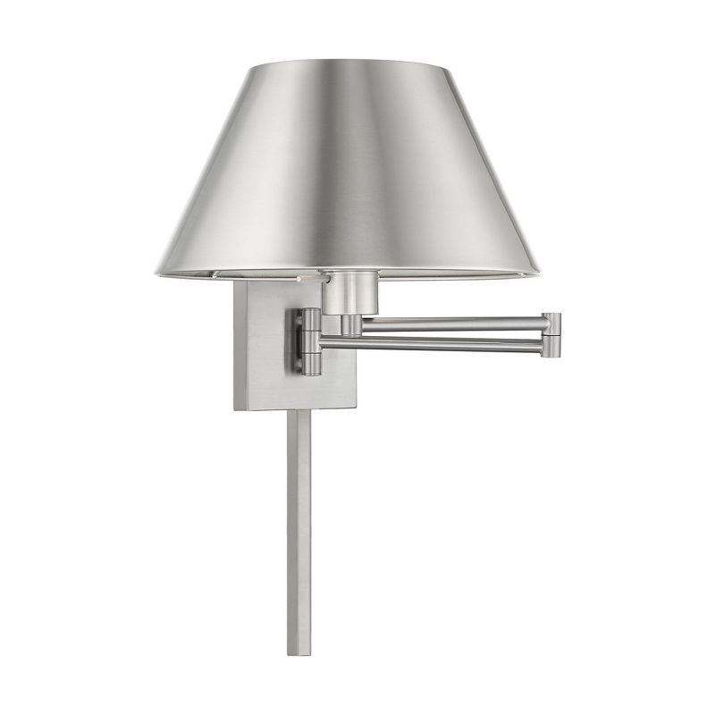 Livex Lighting 1 - Light Wall Light in  Brushed Nickel