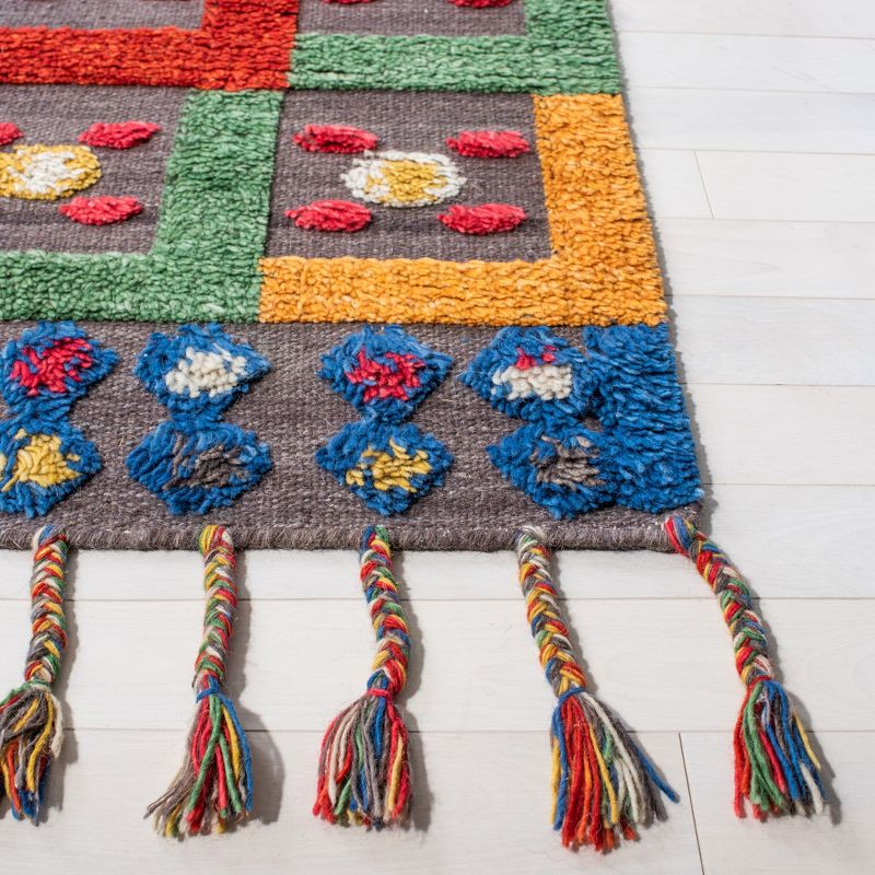 Casablanca CSB576 Hand Loomed Indoor Area Rug - Blue/Green - 8'x10' - Safavieh