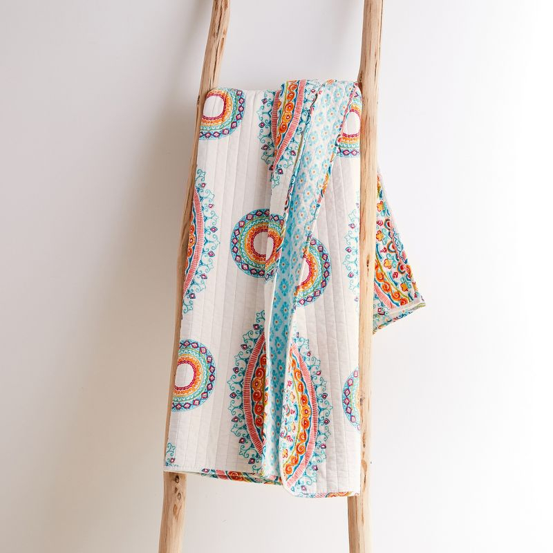 Mayla Medallion Quilted Throw - Levtex Home