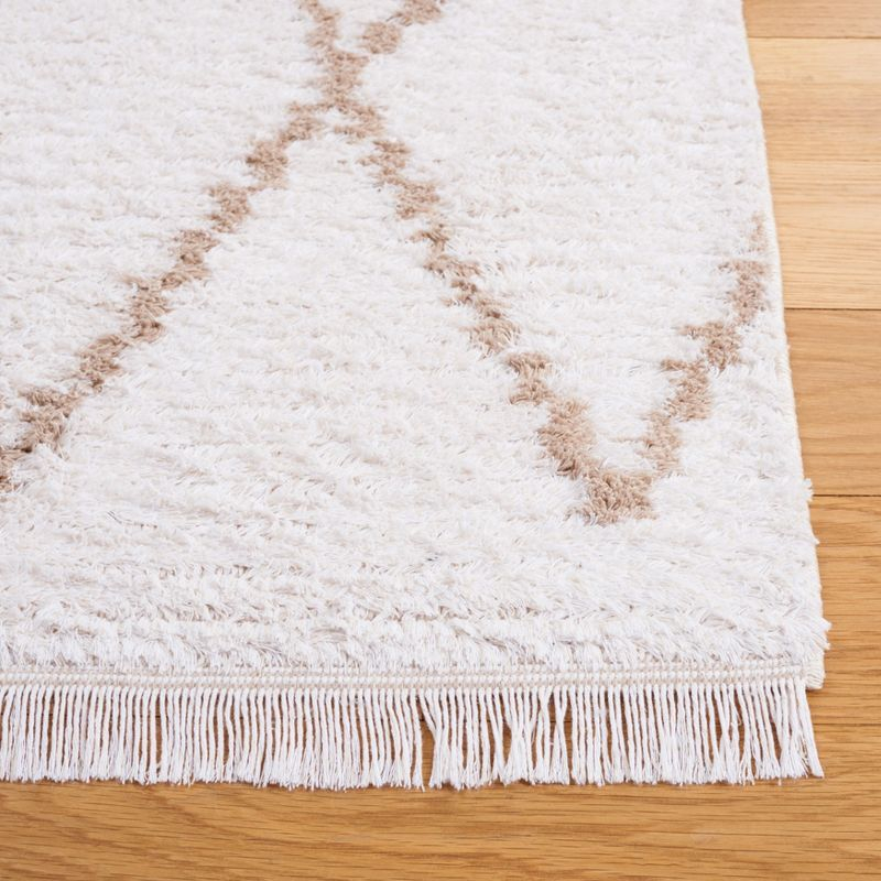Augustine AGT850 Power Loomed Area Rug - Ivory/Beige - 6'4"x6'4"Square - Safavieh.