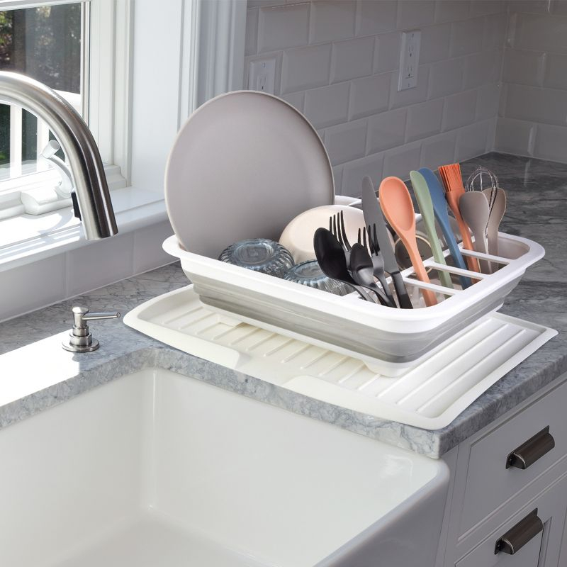 Wakeman Outdoors Collapsible Drying Rack, Gray