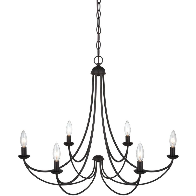 Quoizel Lighting Mirren 6 - Light Chandelier in  Imperial Bronze