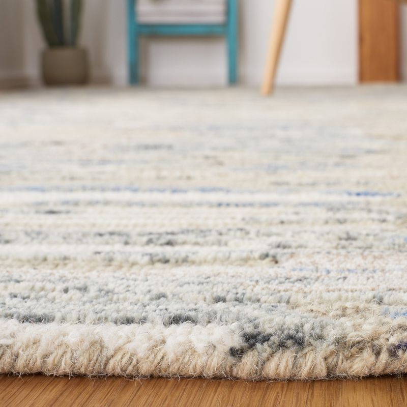 Metro MET902 Hand Tufted Indoor Area Rug - Ivory/Natural - 5'x8' - Safavieh