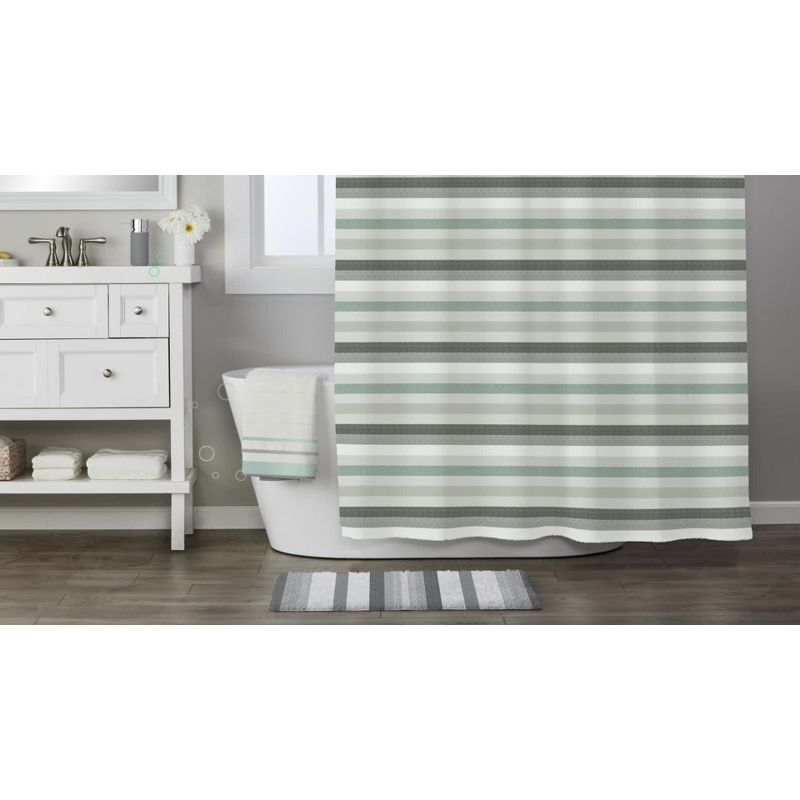 2pc Distressed Leaves Hand Towel Set Blue - SKL Home: Cotton Jacquard, Midweight, Machine Washable