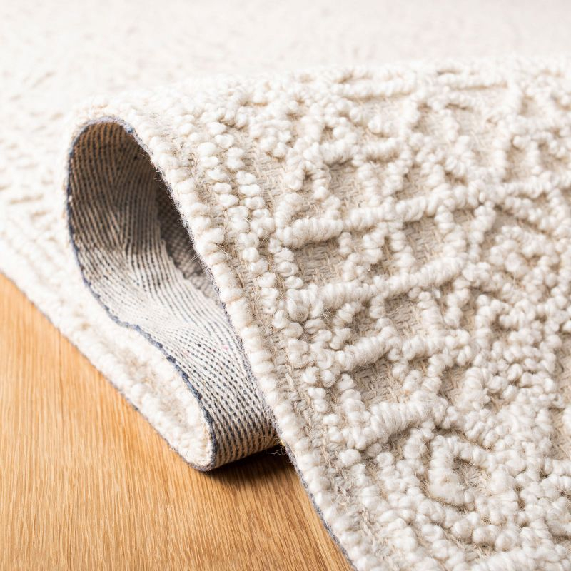 Trace TRC255 Hand Tufted Indoor Accent Rug - Light Beige - 2'3"x4' - Safavieh